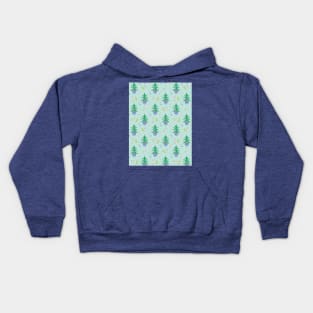 Christmas tree pattern Kids Hoodie